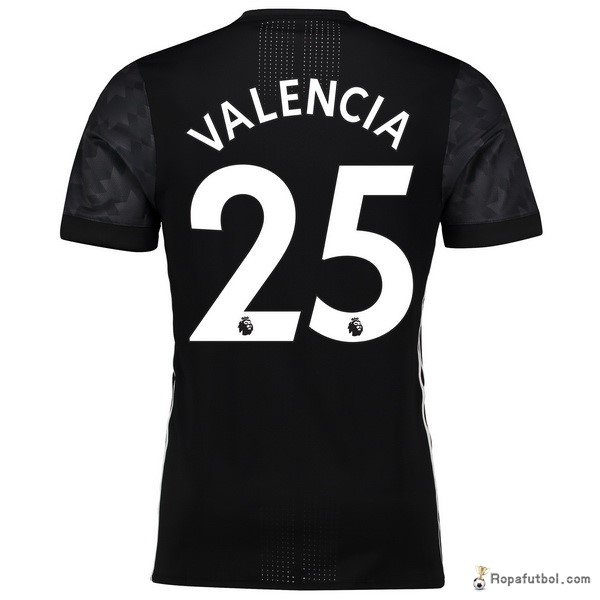 Camiseta Manchester United Replica Segunda Ropa Valencia 2017/18 Negro